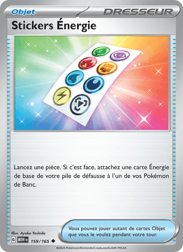 Stickers Énergie, carte 159 de 151
