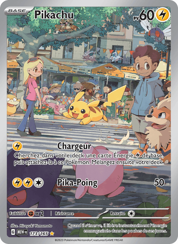 Pikachu, carta 173 di 151