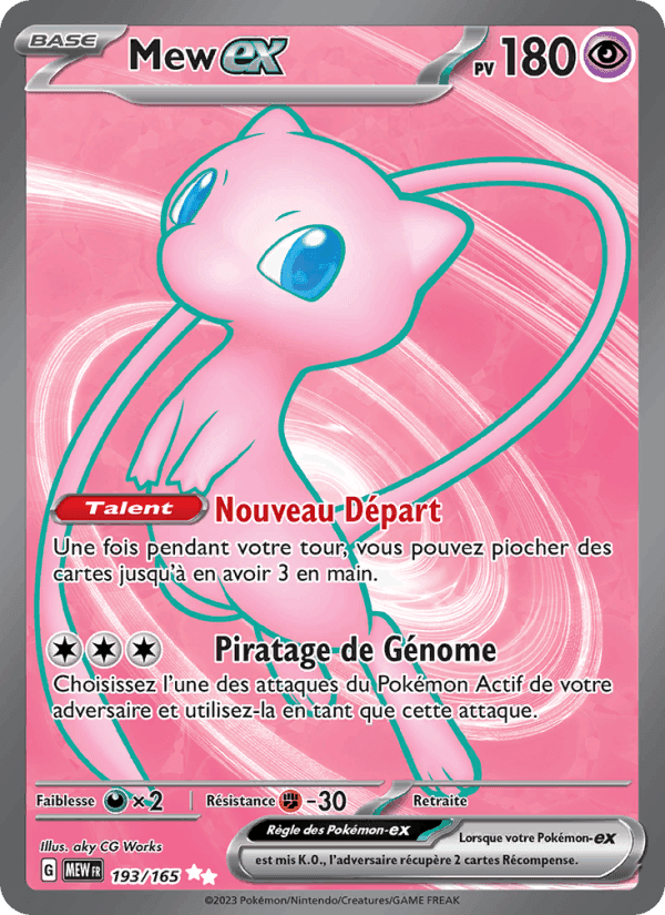 Mew-ex, card 193 from 151