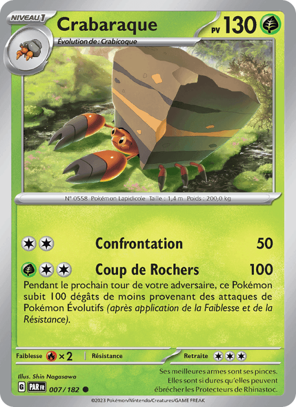 Crabaraque, carte 007 de Faille Paradoxe