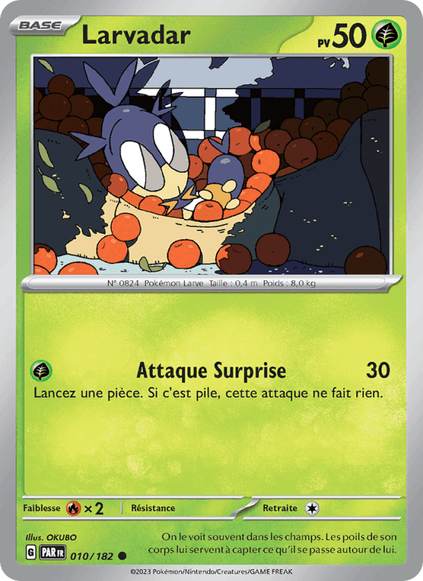 Larvadar, carte 010 de Faille Paradoxe
