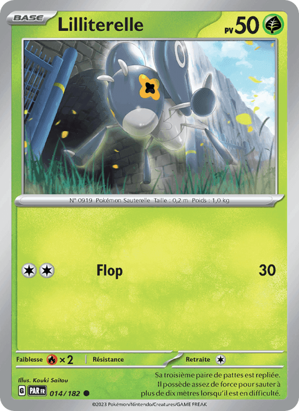 Lilliterelle, carte 014 de Faille Paradoxe