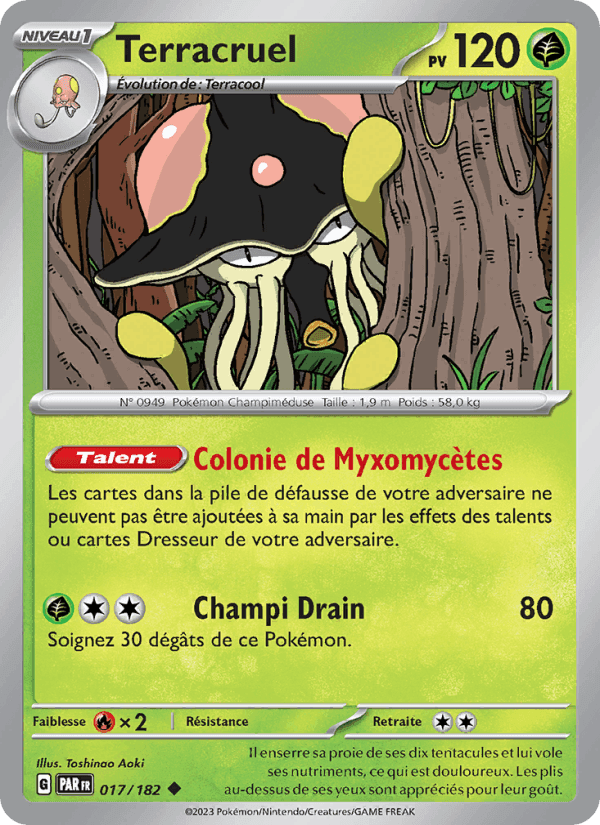 Terracruel, carte 017 de Faille Paradoxe