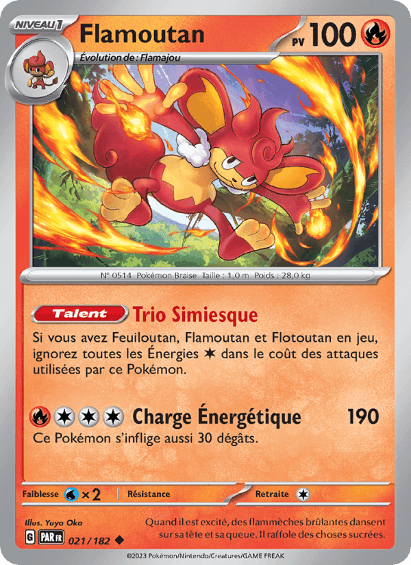 Flamoutan, carte 021 de Faille Paradoxe