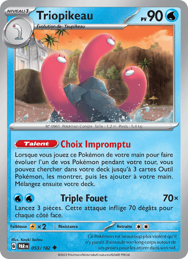 Triopikeau, carte 053 de Faille Paradoxe