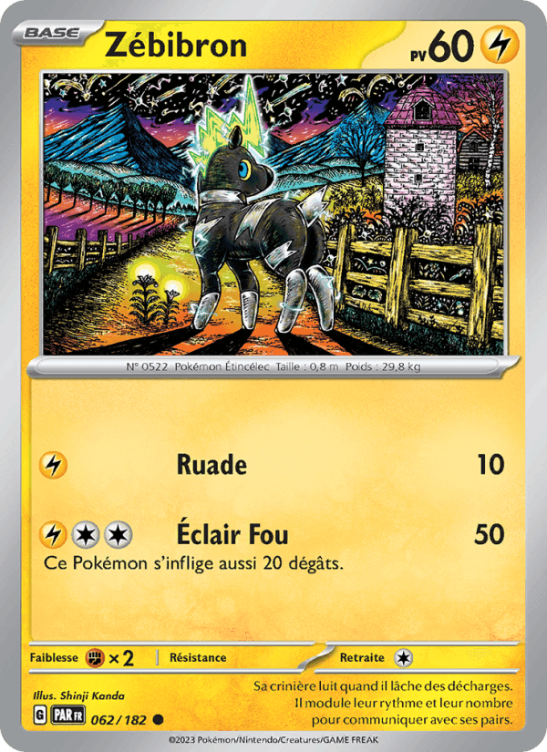 Zébibron, carte 062 de Faille Paradoxe