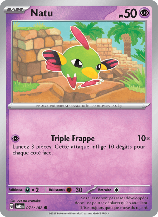 Natu, card 071 from Faille Paradoxe