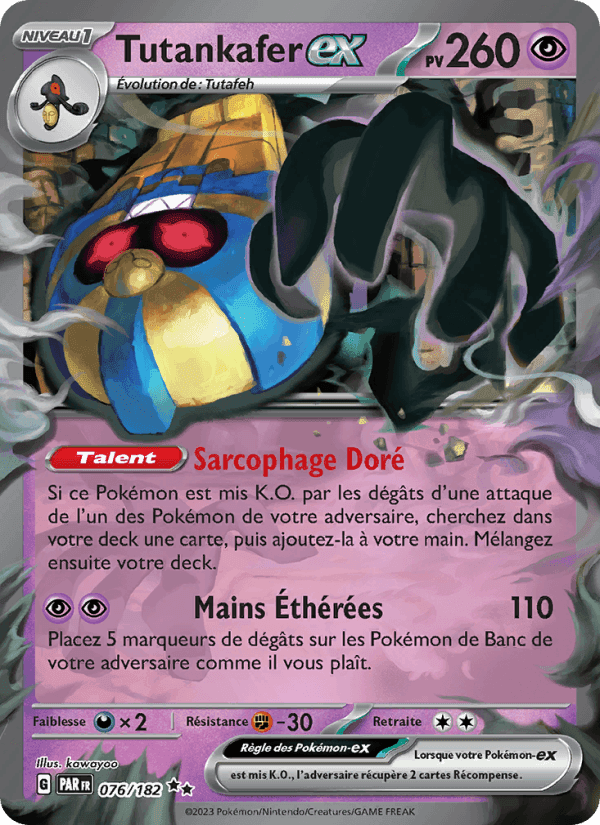 Tutankafer-ex, carte 076 de Faille Paradoxe