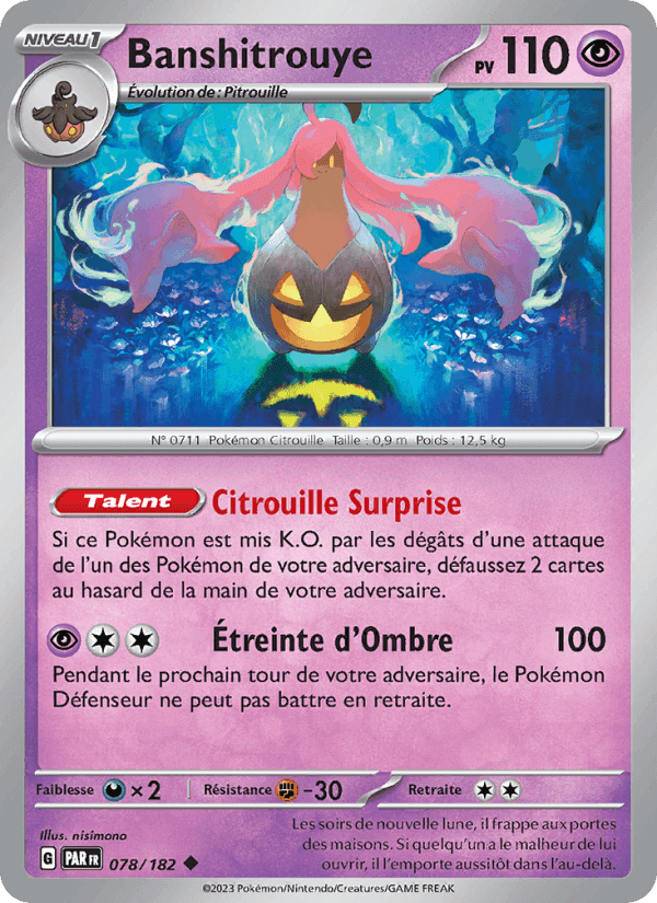 Banshitrouye, card 078 from Faille Paradoxe