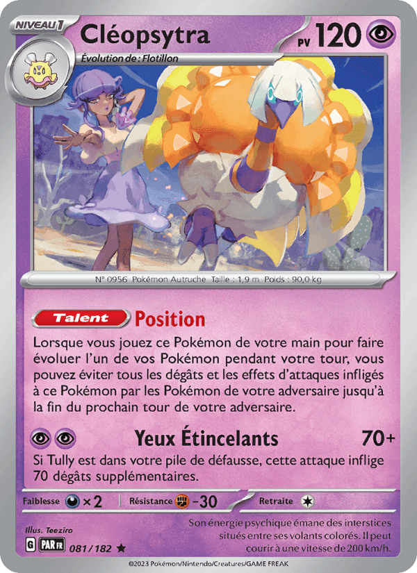 Cléopsytra, carte 081 de Faille Paradoxe