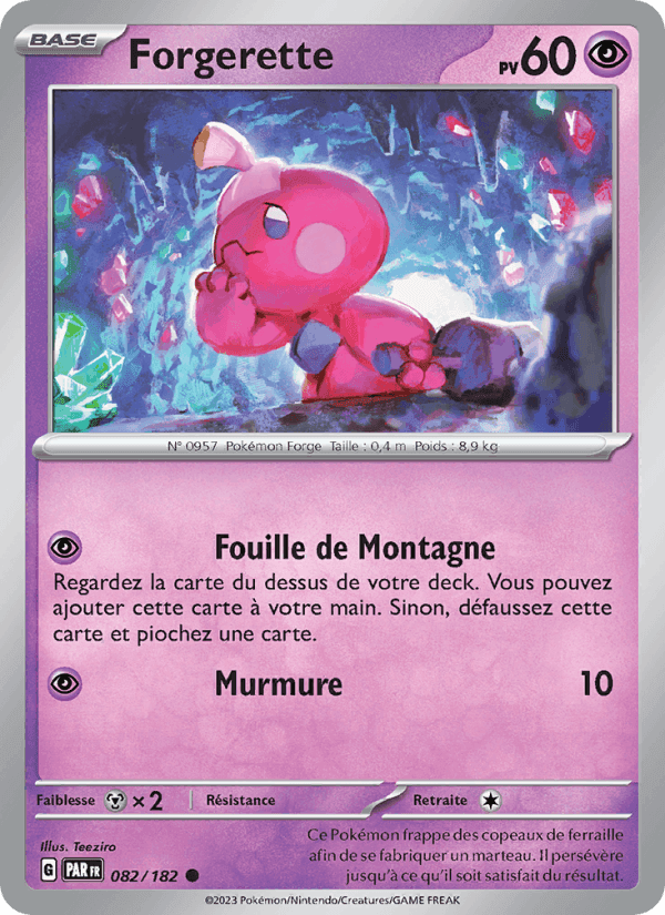 Forgerette, carte 082 de Faille Paradoxe