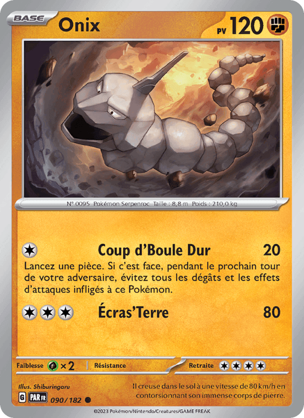 Onix, carte 090 de Faille Paradoxe