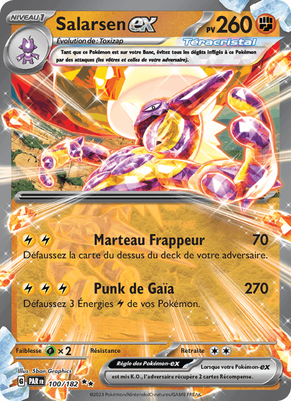 Salarsen-ex, carte 100 de Faille Paradoxe