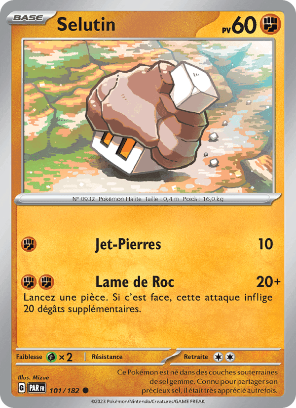 Selutin, carte 101 de Faille Paradoxe