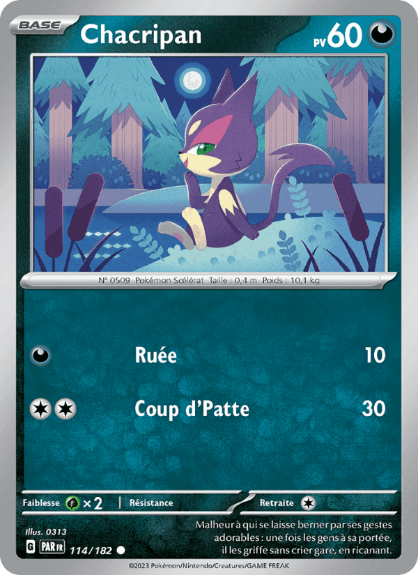Chacripan, card 114 from Faille Paradoxe
