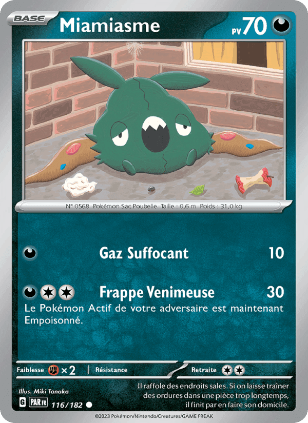 Miamiasme, carte 116 de Faille Paradoxe