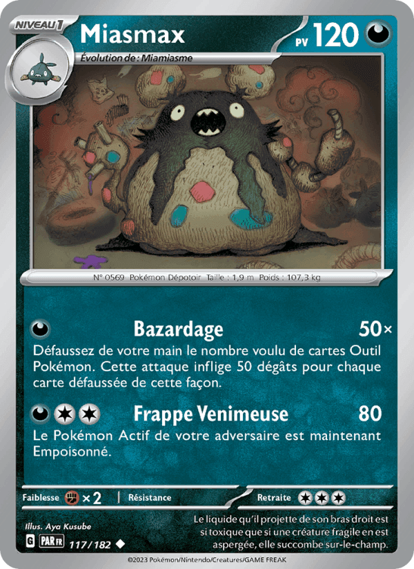 Miasmax, card 117 from Faille Paradoxe