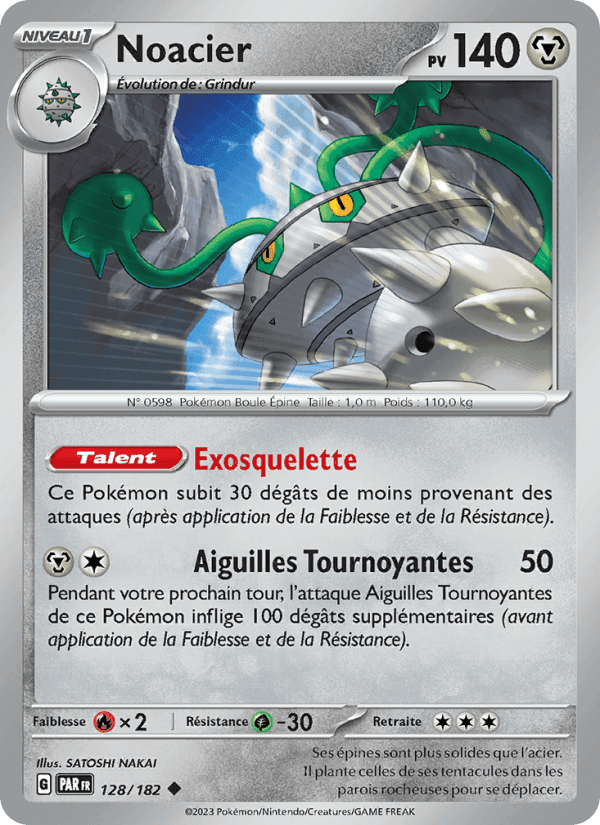 Noacier, carte 128 de Faille Paradoxe