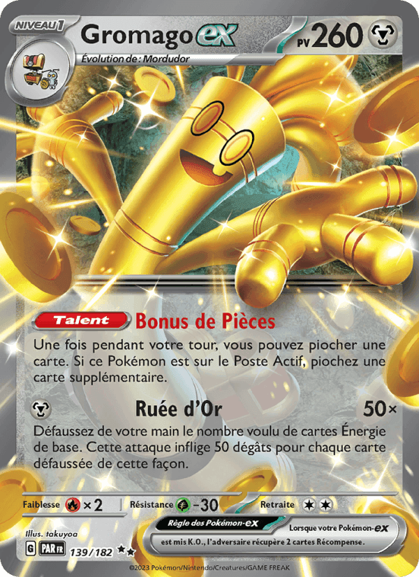 Gromago-ex, carte 139 de Faille Paradoxe