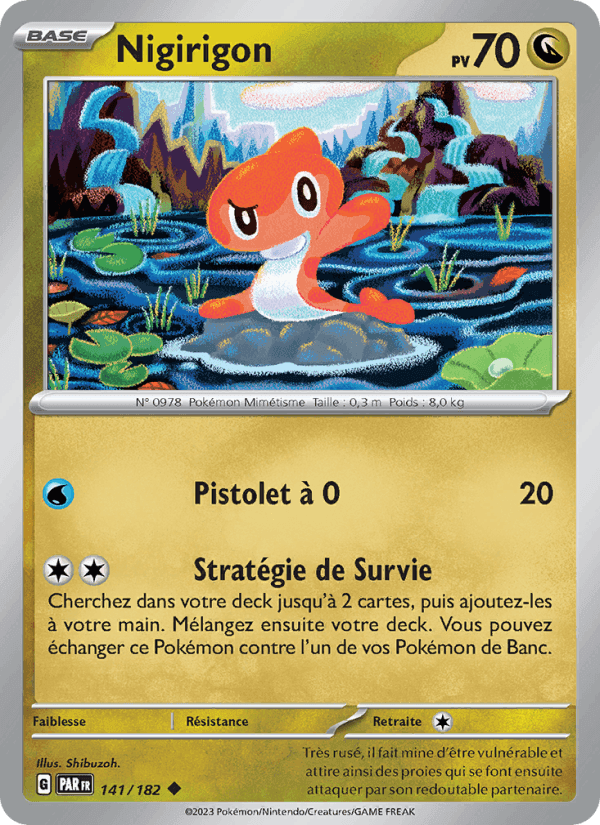 Nigirigon, carte 141 de Faille Paradoxe