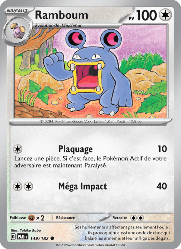 Ramboum, card 149 from Faille Paradoxe