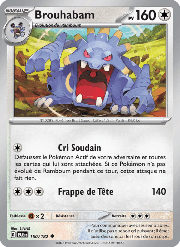 Brouhabam, carte 150 de Faille Paradoxe