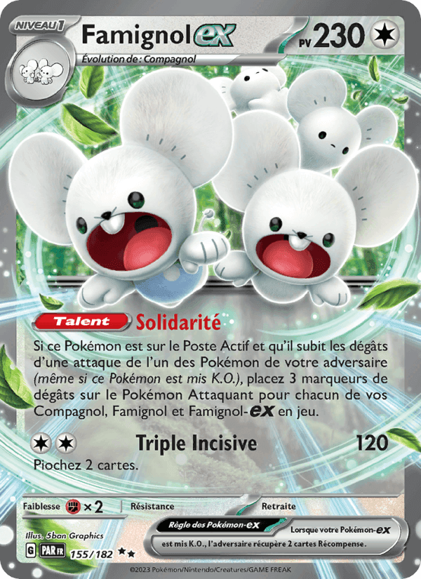 Famignol-ex, card 155 from Faille Paradoxe