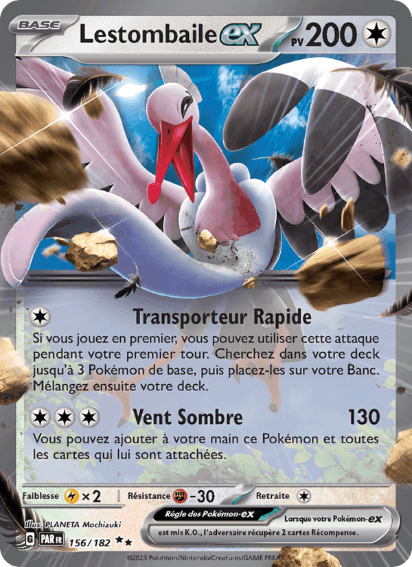Lestombaile-ex, card 156 from Faille Paradoxe