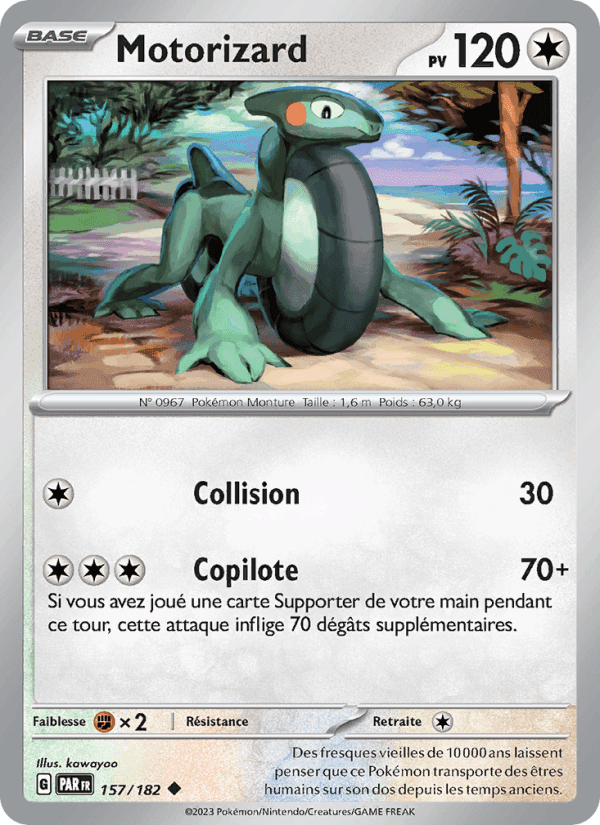 Motorizard, carte 157 de Faille Paradoxe