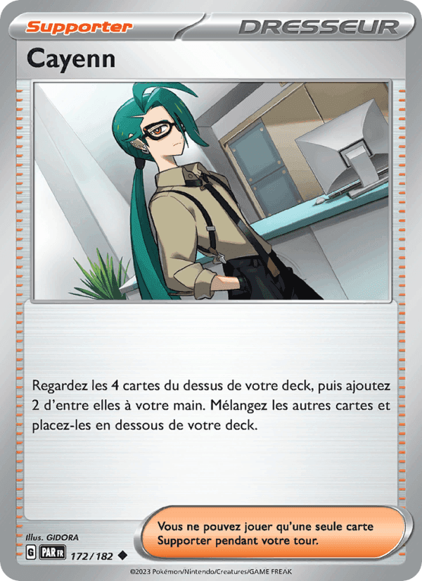 Faille Paradoxe の 172 番、Cayenn