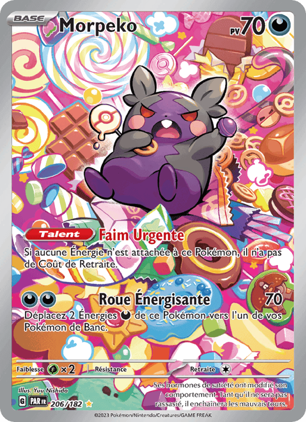 Morpeko, carte 206 de Faille Paradoxe