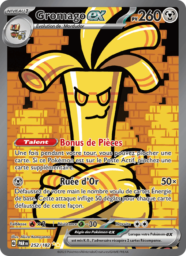 Gromago-ex, card 252 from Faille Paradoxe