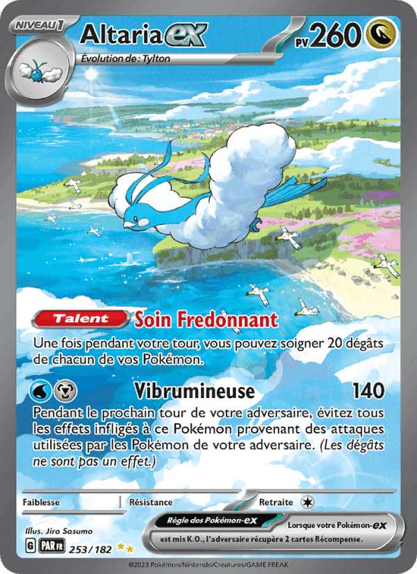 Altaria-ex, carta 253 di Faille Paradoxe