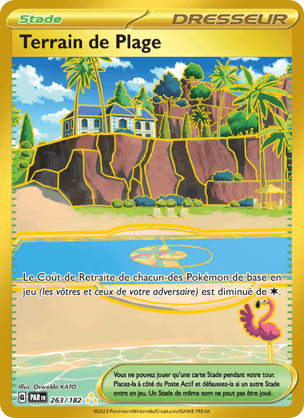 Terrain de Plage, carte 263 de Faille Paradoxe