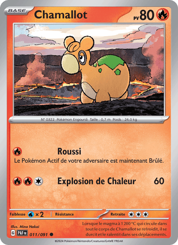 Chamallot, carte 011 de Destinées de Paldea