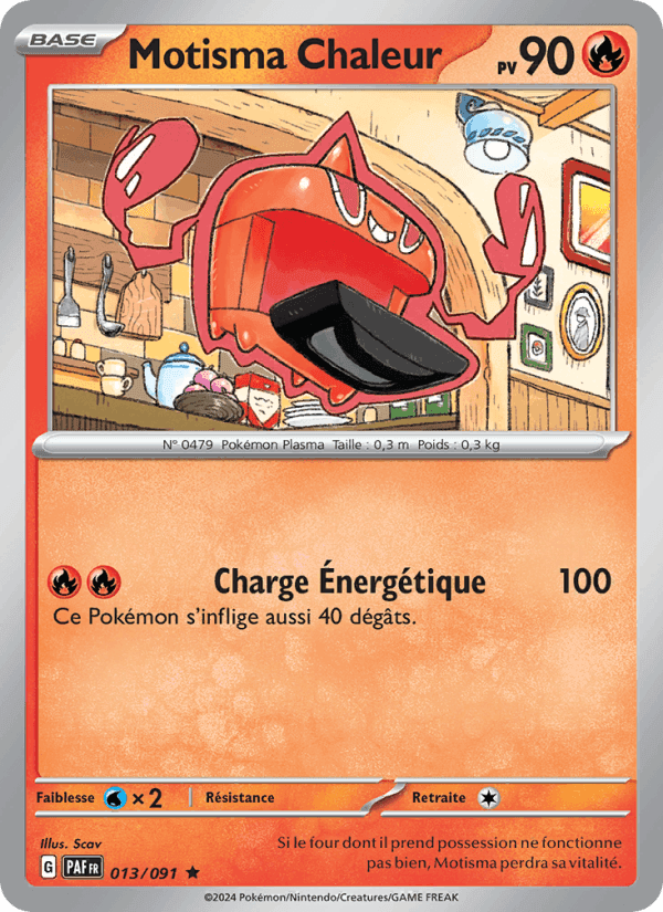 Motisma Chaleur, carte 013 de Destinées de Paldea