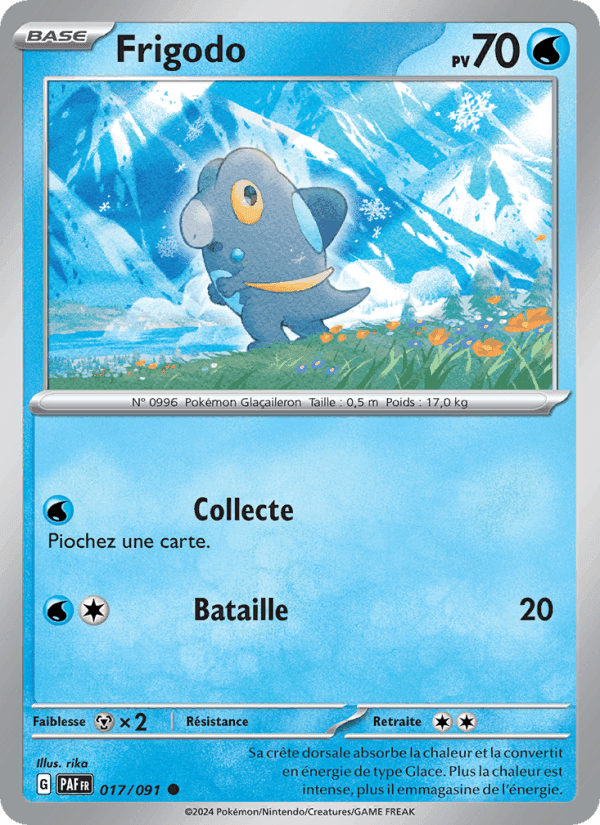 Frigodo, carte 017 de Destinées de Paldea