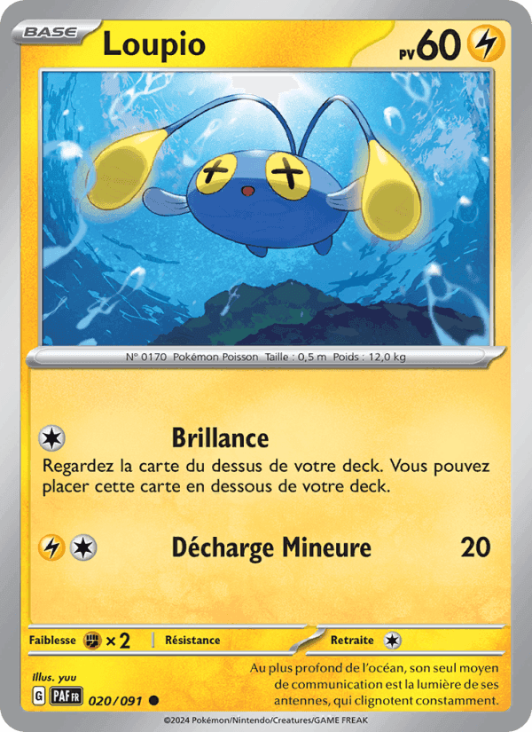Loupio, carte 020 de Destinées de Paldea