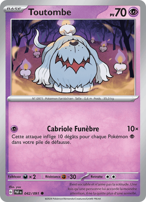 Toutombe, carte 042 de Destinées de Paldea