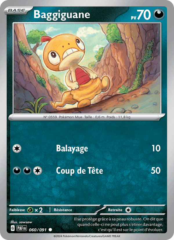 Baggiguane, carta 060 de Destinées de Paldea