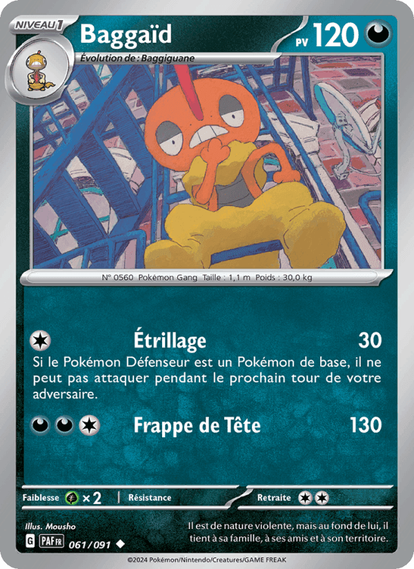 Baggaïd, carte 061 de Destinées de Paldea