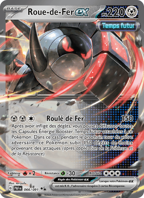 Roue-de-Fer-ex, carte 066 de Destinées de Paldea