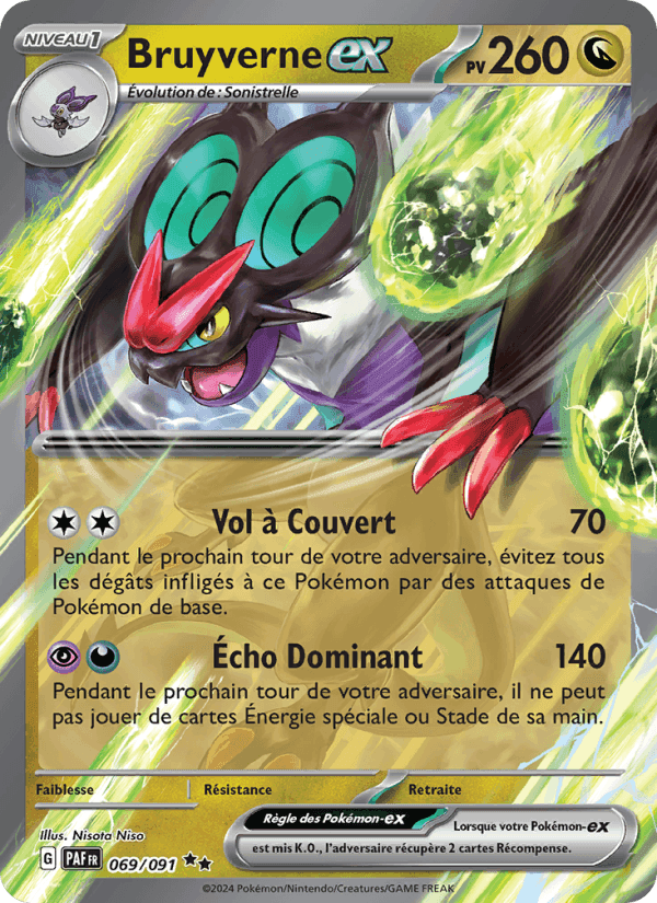 Bruyverne-ex, card 069 from Destinées de Paldea