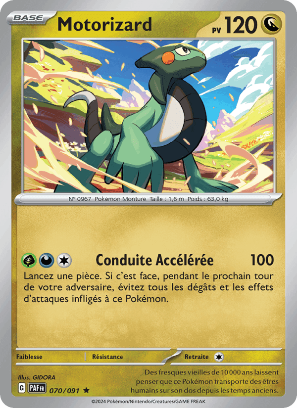 Motorizard, carte 070 de Destinées de Paldea
