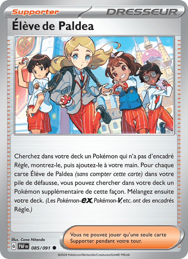 Destinées de Paldea の 085 番、Élève de Paldea