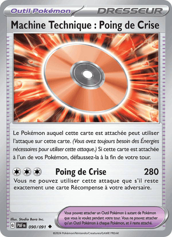 Capsule Technique : Poing de Crise, carte 090 de Destinées de Paldea
