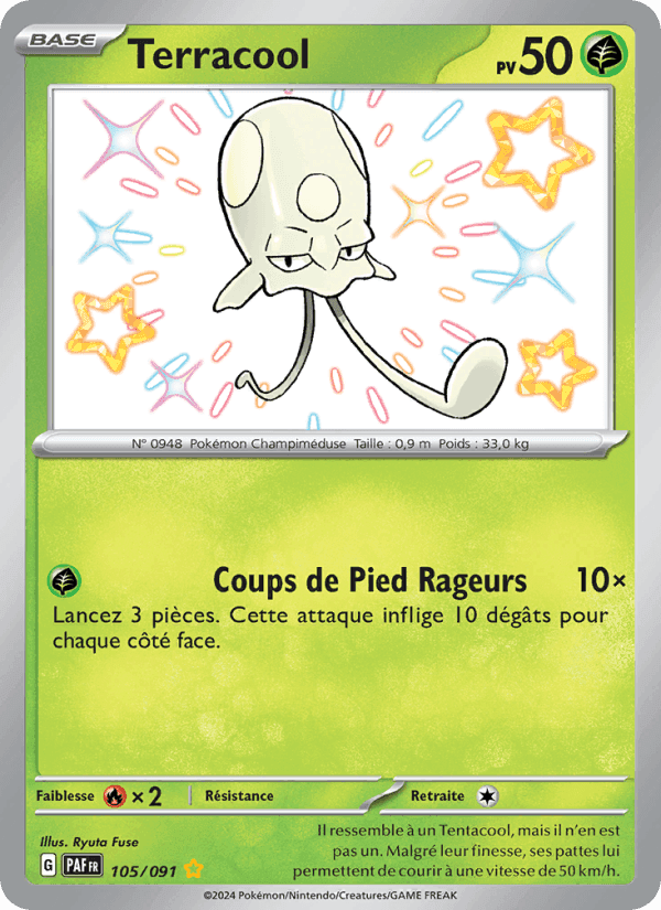 Terracool, card 105 from Destinées de Paldea
