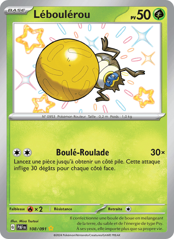 Léboulérou, carte 108 de Destinées de Paldea