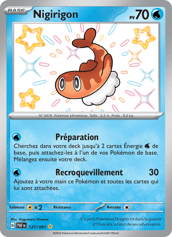 Nigirigon, card 127 from Destinées de Paldea