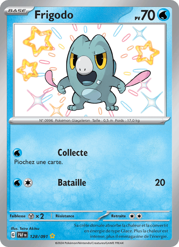 Frigodo, card 128 from Destinées de Paldea